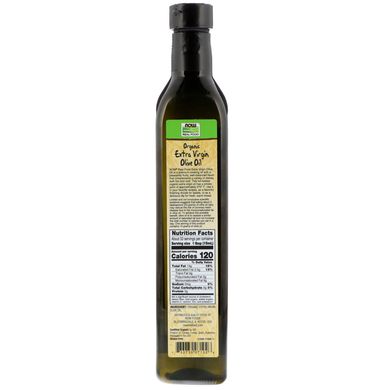 Оливкова олія Now Foods (Extra Virgin Olive Oil Real Food) 500 мл