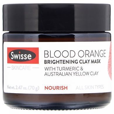 Осветляющая маска с глиной Swisse (Swisse Blood Orange) 70 г купить в Киеве и Украине