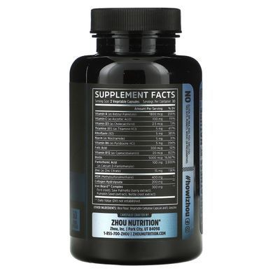 Комплекс для росту волосся Zhou Nutrition (Iron Beard) 60 капсул