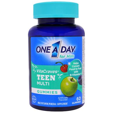 Мультивітаміни для хлопчиків-підлітків One-A-Day 60 жувальних таблеток