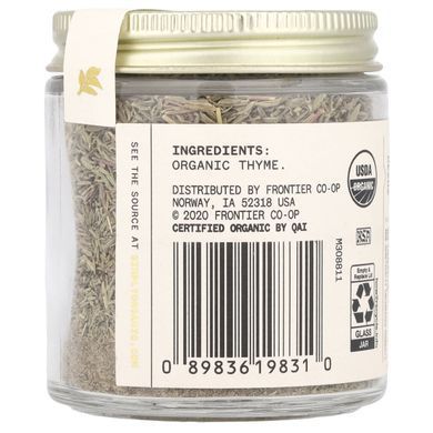 Simply Organic, Single Origin, Polish Thyme, 1 oz (28 g)