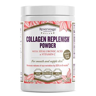 Колаген з гіалуроновою кислотою і вітаміном C ReserveAge Nutrition (Collagen Replenish) 234 г