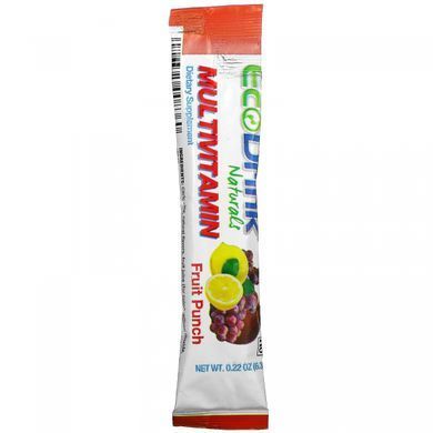 Multivitamin drink mix, fruit punch, 24 stick packs, 0.22 oz (6.3 g) each