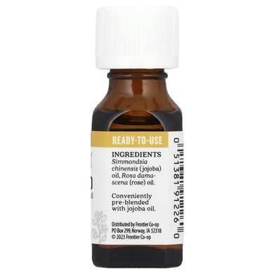 Роза Отто в масле жожоба Aura Cacia (Essential Oils Rose In Jojoba Oil) 15 мл купить в Киеве и Украине