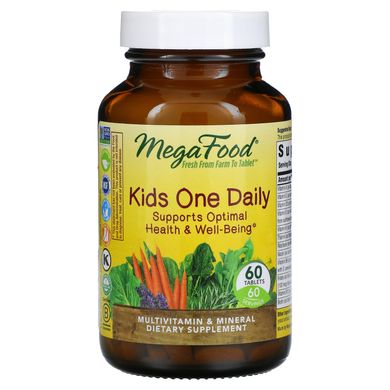 Мультивітаміни для дітей MegaFood (Kid's One Daily) 60 таблеток