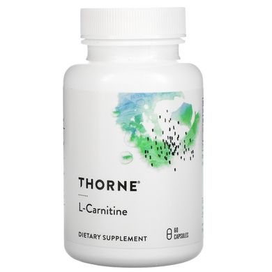 Thorne Research, L-карнітин, 60 капсул