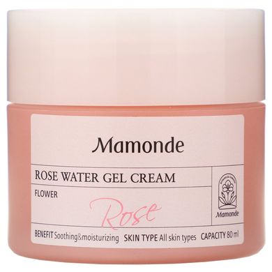 Гелевий крем з рожевою водою, Mamonde, 80 мл