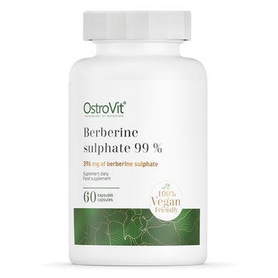 Берберін сульфат OstroVit (Berberine Sulphate 99% VEGE) 60 капсул