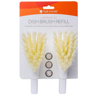 Змінні головки для посуду Full Circle (Dish Brush Refills Home) 2 шт
