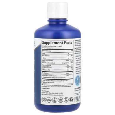 Trace Minerals Research, рідина Immunity +, що швидко вбирається, суміш ягід, 30 рідких унцій (887 мл)