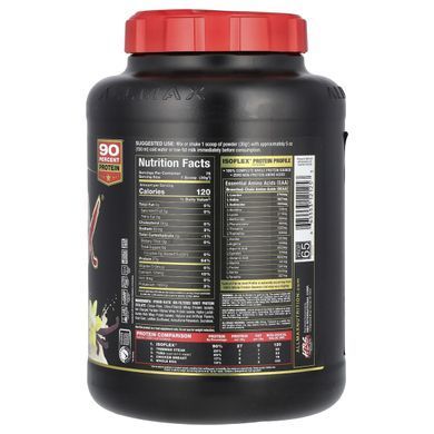 Whey protein isolate ALLMAX Nutrition (Isoflex) 2270 g vanilla