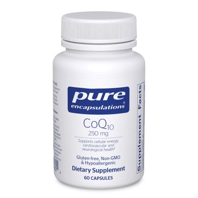 Коензим Q10 Pure Encapsulations (CoQ10) 250 мг 60 капсул