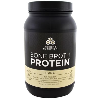 Протеїн Bone Brot, чистий, Dr Axe / Ancient Nutrition, 890 г