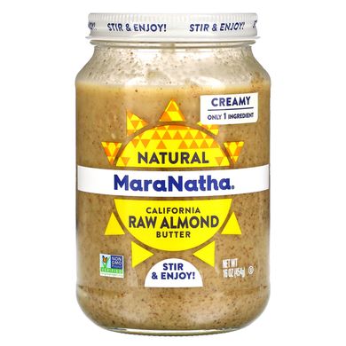 Мигдальне крем-масло сире MaraNatha (Almond Butter) 454 г