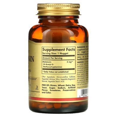 Мелатонин Solgar (Melatonin) 5 мг 60 таблеток купить в Киеве и Украине