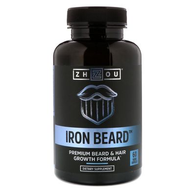 Комплекс для росту волосся Zhou Nutrition (Iron Beard) 60 капсул