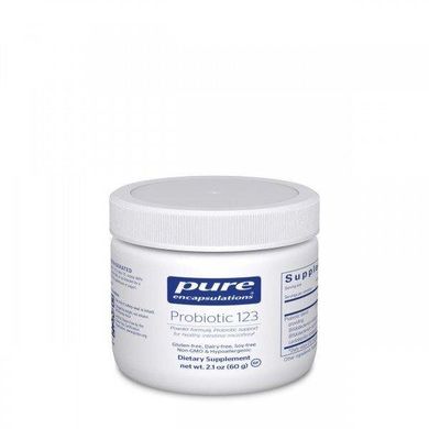 Пробіотики 123 Pure Encapsulations (Probiotic 123) 60 г