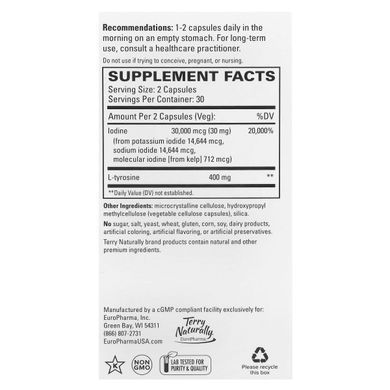 Terry Naturally, Thyroid Care&trade;, 60 капсул