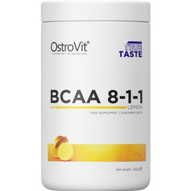 Амінокислоти БЦАА лимон 8-1-1 Ostrovit (BCAA) 400 г