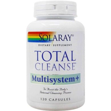 Очищення організму Solaray (Total Cleanse Multisystem+) 120 капсул