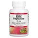 Цинк бісгліцинат Natural Factors (Zinc Bisglycinate) 25 мг 60 вегетаріанських капсул фото