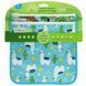 Green Sprouts, Reusable insulated sandwich bags, from 6 months, Aqua Llamas, 2 pcs.