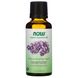 Органічна ефірна олія лаванди Now Foods (Organic Essential Oils Lavender) 30 мл фото