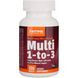Витамины для женщин с лютеином без железа Jarrow Formulas (Multi 1-to-3) 100 таблеток фото