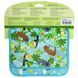 Green Sprouts, Reusable insulated sandwich bags, from 6 months, Aqua Llamas, 2 pcs.