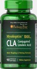 Міо-стимулюючий гормон CIA ™, Myo-Leptin ™ CLA, Puritan's Pride, 1000 мг, 90 капсул