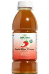 Яблочный уксус с маткой Dynamic Health Laboratories (Apple Cider Vinegar with Mother) 473 мл купить в Киеве и Украине