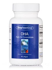DHA Концентрат риб'ячого жиру, DHA Fish Oil Concentrate, Allergy Research Group, 90 капсул