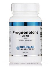 Прегенолон Douglas Laboratories (Pregnenolone Sublingual) 25 мг 60 таблеток