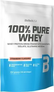 Протеїн 100% Pure Whey BioTech 454 г Полуниця купить в Киеве и Украине