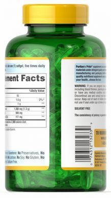 Олія примули вечірньої з GLA, Evening Primrose Oil with GLA, Puritan's Pride 1300 мг, 120 капсул