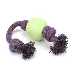 Экологически безопасный мячик на веревке для собак, большой, зеленый, Beco Pets, 1 штука купить в Киеве и Украине