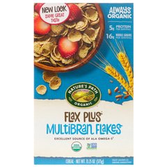 Цельнозерновые хлопья органик Nature's Path (Multibran Flakes Cereal) 375 г купить в Киеве и Украине