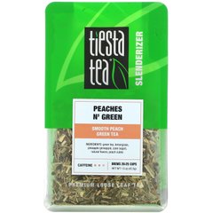 Tiesta Tea Company, Розсипний чай преміум-класу, персики та зелень, 1,5 унції (42,5 г)