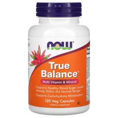 Мультивітаміни і мінерали Now Foods (True Balance) 120 капсул