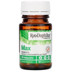 Пробіотик максимальної дії, Kyo-Dophilus, Kyolic, 50 млрд КУО, 30 вегетаріанських капсул
