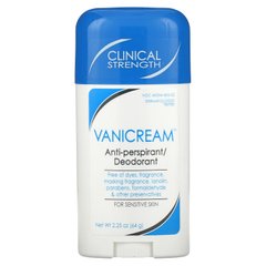 Vanicream, Антиперспірант/дезодорант, для чутливої ​​шкіри, без ароматів, 2,25 унції (64 г)