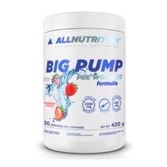 Передтренувальний комплекс зі смаком полуниці Allnutrition (Big Pump Pre Workaut Formula Strawberry) 420 г