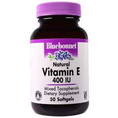 Вітамін Е Bluebonnet Nutrition (Vitamin E) 400 МО 50 капсул