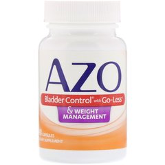 Контроль сечового міхура з Go-Less і контролем ваги, Azo, 48 капсул