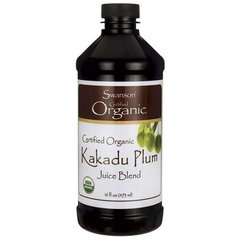 Сертифікована органічна суміш соку сливи какаду, Certified Organic Kakadu Plum Juice Blend, Swanson, 473 мл