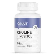Холин + инозитол OstroVit (Choline + Inositol) 90 таблеток купить в Киеве и Украине