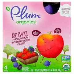 Детское пюре из ягод Plum Organics (Organic Mashups) 4 шт. по 90 г купить в Киеве и Украине
