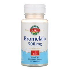 Бромелайн KAL (Bromelain) 500 мг 60 таблеток купить в Киеве и Украине