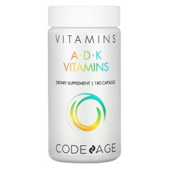 CodeAge, витамины A, D и K, 180 капсул купить в Киеве и Украине