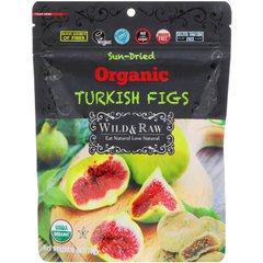 Высушенный на солнце органический турецкий инжир, Nature's Wild Organic, 6 унц. (170 г) купить в Киеве и Украине